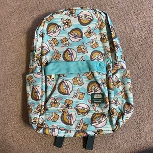 NWT Loungefly Baby Yoda Backpack